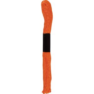 Broderigarn, tykkelse 1 mm, mellem orange (109), 80 m, 10x8 m/ 1 pk.
