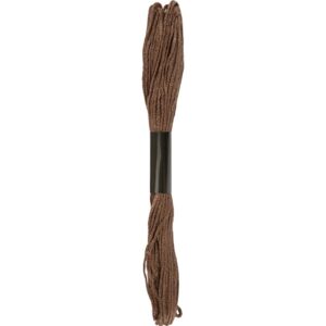 Broderigarn, tykkelse 1 mm, brun (928), 80 m, 10x8 m/ 1 pk.