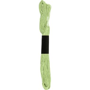 Broderigarn, tykkelse 1 mm, kiwi grøn (207), 80 m, 10x8 m/ 1 pk.