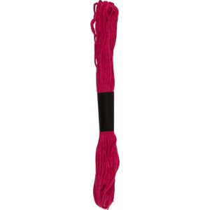Broderigarn, tykkelse 1 mm, rød (120), 80 m, 10x8 m/ 1 pk.