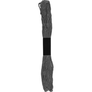 Broderigarn, tykkelse 1 mm, mellem grå (675), 80 m, 10x8 m/ 1 pk.