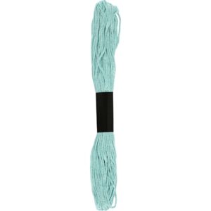Broderigarn, tykkelse 1 mm, lys petroleum (756), 80 m, 10x8 m/ 1 pk.