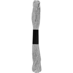 Broderigarn, tykkelse 1 mm, lys grå (417), 80 m, 10x8 m/ 1 pk.