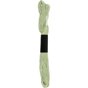 Broderigarn, tykkelse 1 mm, pastel grøn (502), 80 m, 10x8 m/ 1 pk.