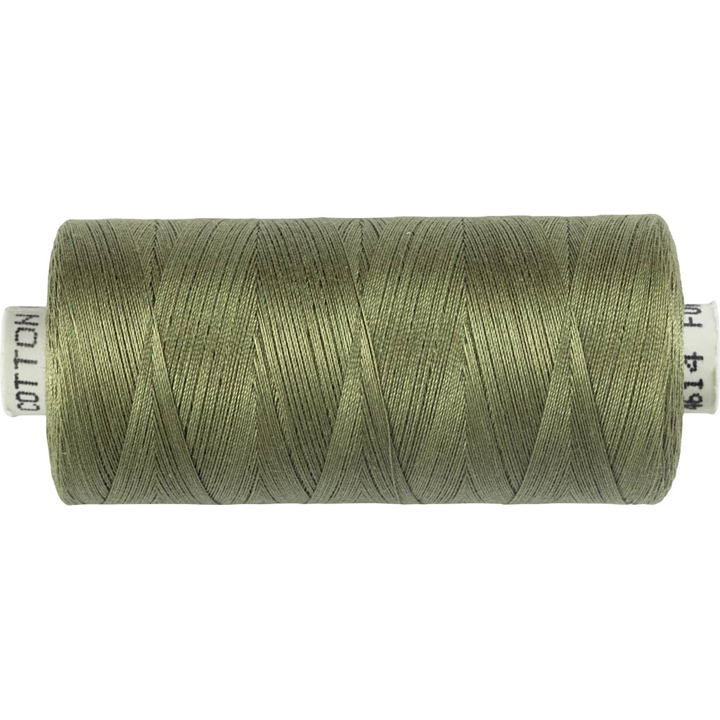 Sytråd, khaki grøn, 1000 m/ 1 rl.