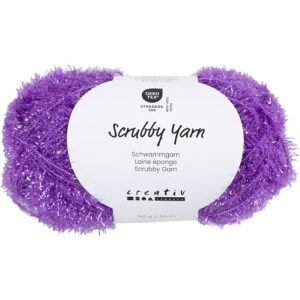 Scrubbygarn, L: 90 m, lilla, 50 g/ 1 ngl.