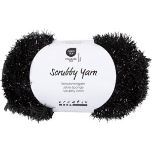 Scrubbygarn, L: 90 m, sort, 50 g/ 1 ngl.