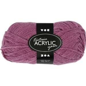 Fantasia Polyacrylgarn, L: 80 m, pind 4,5-5, fuchsia, 50 g/ 1 ngl.