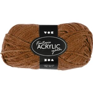 Fantasia Polyacrylgarn, L: 35 m, pind 9-10, rust, 50 g/ 1 ngl.