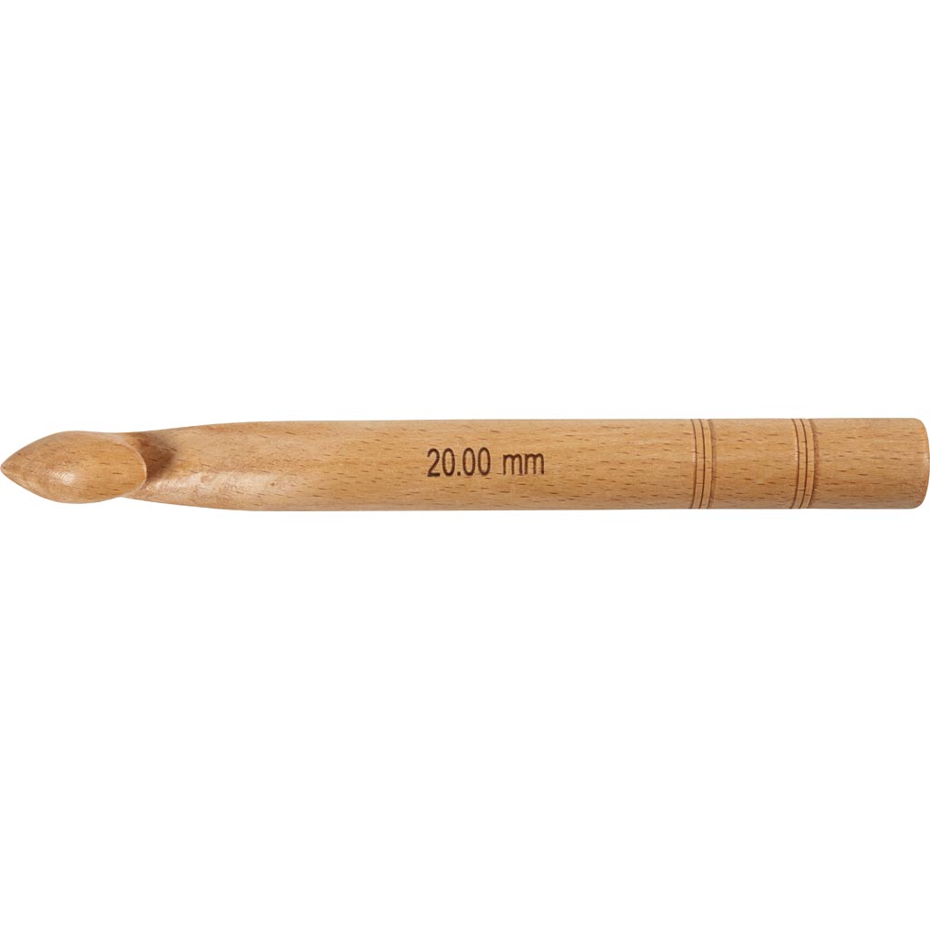 Hæklenål, nr. 20, L: 23 cm, str. 20 mm, 1 stk. - Image 3