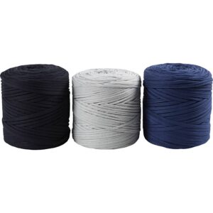 Spaghetti Garn, pind 10-12, nål 12-15,Farve kan variere, blå nuancer, 2250 g, 3x750 g/ 1 pk.