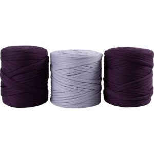 Spaghetti Garn, pind 10-12, nål 12-15,Farve kan variere, lilla/violette nuancer, 2250 g, 3x750 g/ 1 pk.