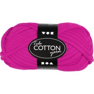 Tubegarn, L: 45 m, pind 10-12, magenta, 100 g/ 1 ngl.