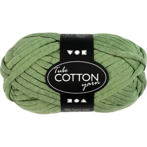 Tubegarn, L: 45 m, pind 10-12, lys grøn, 100 g/ 1 ngl.