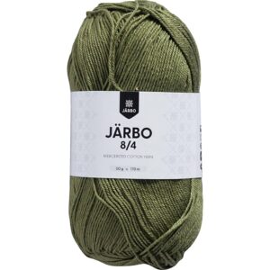 Merceriseret bomuldsgarn, nr. 8/4, nål 3, kiwi, 50 g/ 1 ngl.