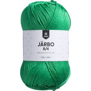 Merceriseret bomuldsgarn, nr. 8/4, nål 3, pastelgrøn, 50 g/ 1 ngl.