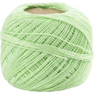 Merceriseret bomuldsgarn, nål 2-2,5, mint grøn, 125 m, 20 g/ 1 ngl.