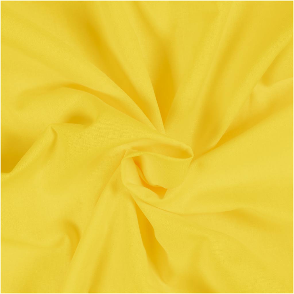 Stof, B: 145 cm, 140 g, gul, 2 m/ 1 pk. - Image 2