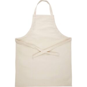 Forklæde, L: 70 cm, B: 55 cm, str. 7-12, 210 g, natur, 1 stk.