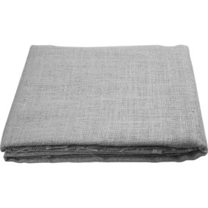 Hessian, B: 160 cm, 58 tråde pr. 10 cm, 310-330 g, grå, 5 m/ 1 rl.
