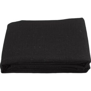 Hessian, B: 160 cm, 58 tråde pr. 10 cm, 310-330 g, sort, 5 m/ 1 rl.