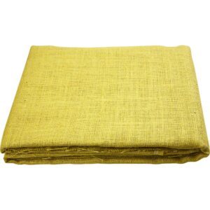 Hessian, B: 160 cm, 58 tråde pr. 10 cm, 310-330 g, gul, 5 m/ 1 rl.