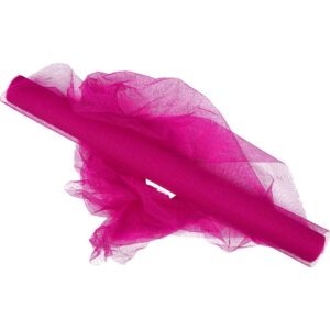 Tyl, B: 50 cm, neon pink, 5 m/ 1 rl.