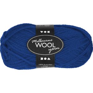 Melbourne Uldgarn, L: 92 m, pind 4-5,5, mørk blå, 50 g/ 1 ngl.