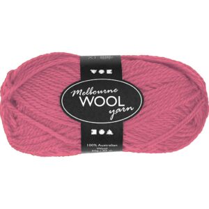 Melbourne Uldgarn, L: 92 m, pind 4-5,5, koral pink, 50 g/ 1 ngl.