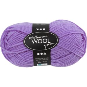 Melbourne Uldgarn, L: 92 m, pind 4-5,5, rosa, 50 g/ 1 ngl.