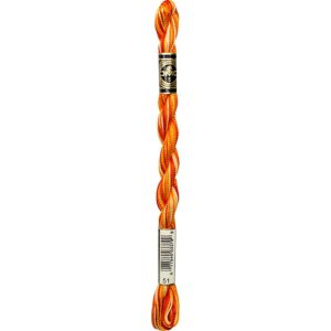 DMC perlegarn, nr. 5, orange (51), 300 m, 12x25 m/ 1 pk.