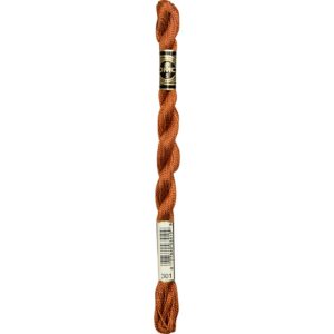 DMC perlegarn, nr. 5, brun (301), 300 m, 12x25 m/ 1 pk.