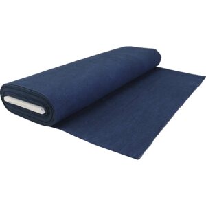 Denim stof i bomuld, B: 150 cm, 300 g, blå, 10 m/ 1 rl.