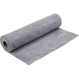 Hobbyfilt, B: 45 cm, tykkelse 1,5-2 mm, meleret, 180-200 g, grå, 5 m/ 1 rl.