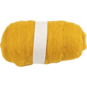 Kartet Uld, gul, 100 g/ 1 bdt.