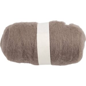 Kartet Uld, lys pudder, 100 g/ 1 bdt.