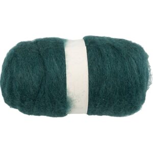 Kartet Uld, grøn, 100 g/ 1 bdt.