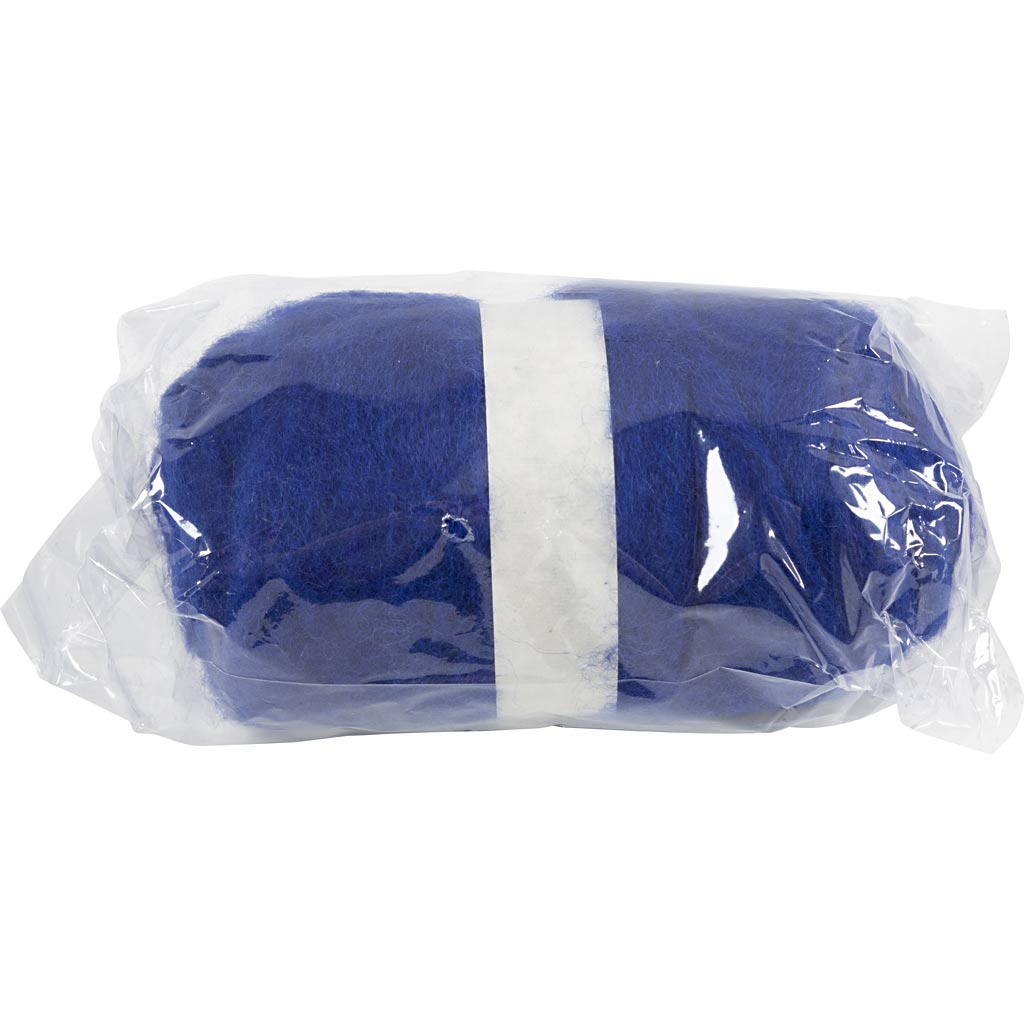 Kartet Uld, kongeblå, 100 g/ 1 bdt. - Image 2