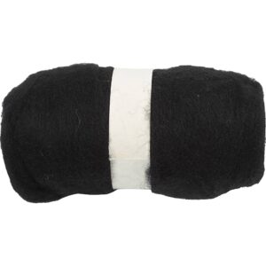 Kartet Uld, sort, 100 g/ 1 bdt.