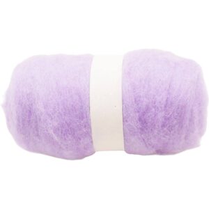 Kartet Uld, lys lilla, 100 g/ 1 bdt.