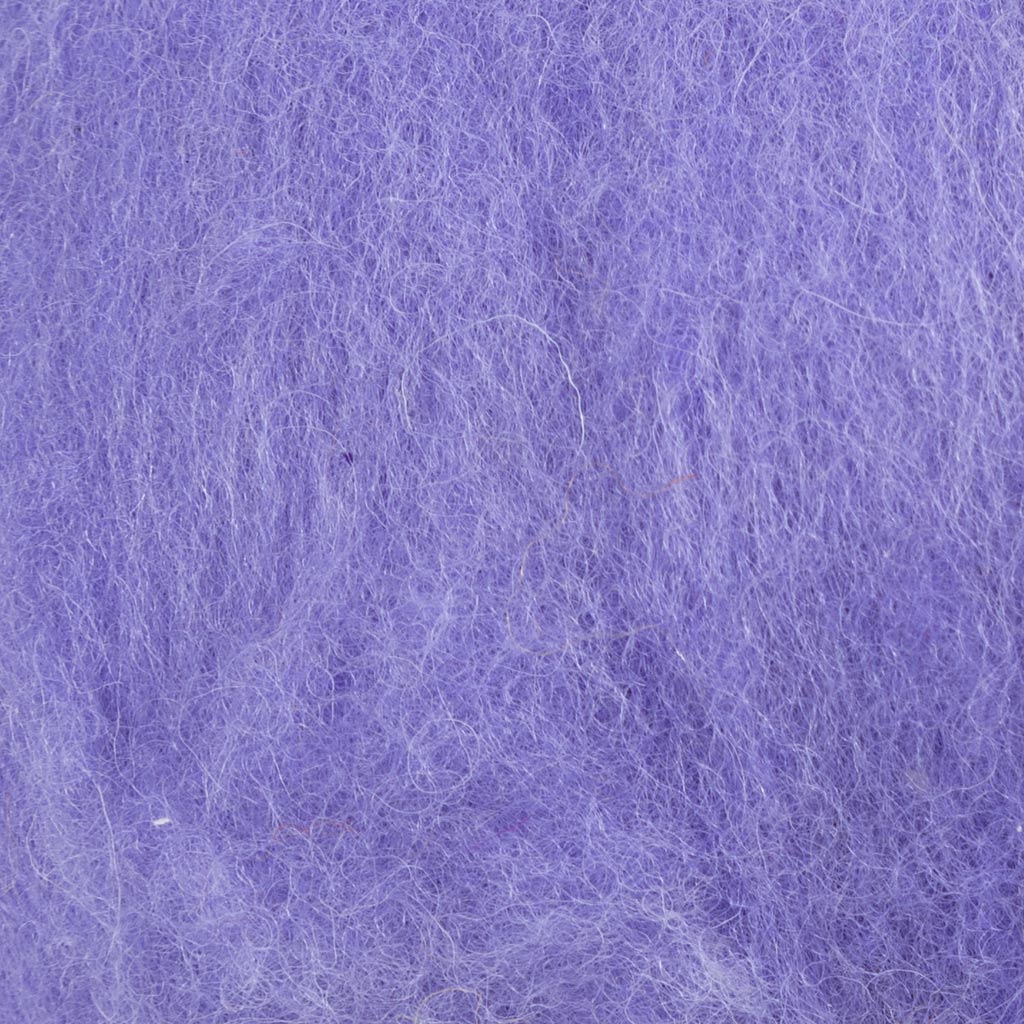 Kartet Uld, støvet lilla, 100 g/ 1 bdt. - Image 3