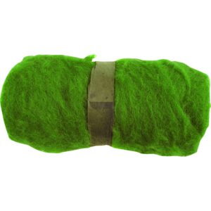 Kartet Uld, neon grøn, 100 g/ 1 bdt.
