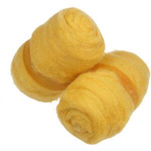 Kartet Uld, gul, 2x100 g/ 1 bdt.
