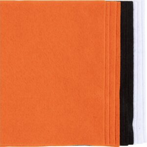 Hobbyfilt, A4, ark 210x297 mm, tykkelse 2 mm, halloweenfarver, 10 ark/ 1 pk.