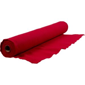 Hobbyfilt, B: 90 cm, tykkelse 1,5-2 mm, rød, 5 m/ 1 rl.