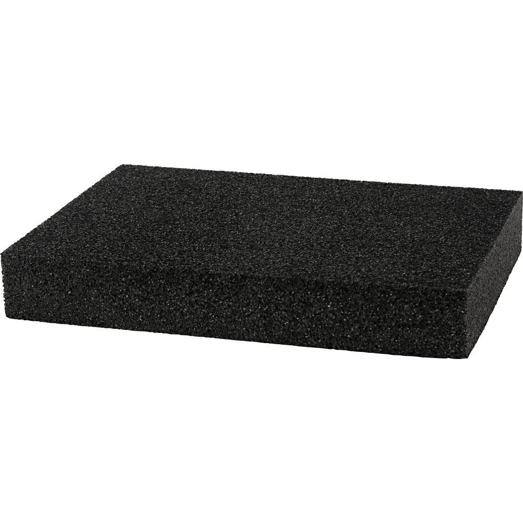 Nålefilteplade, str. 21x15 cm, tykkelse 45 mm, 1 stk.