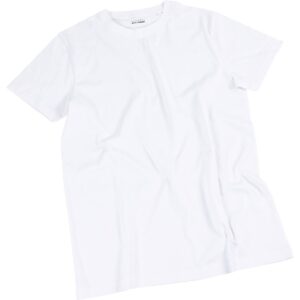 T-shirt, B: 46 cm, str. XS, rund hals, 145 g, hvid, 1 stk.