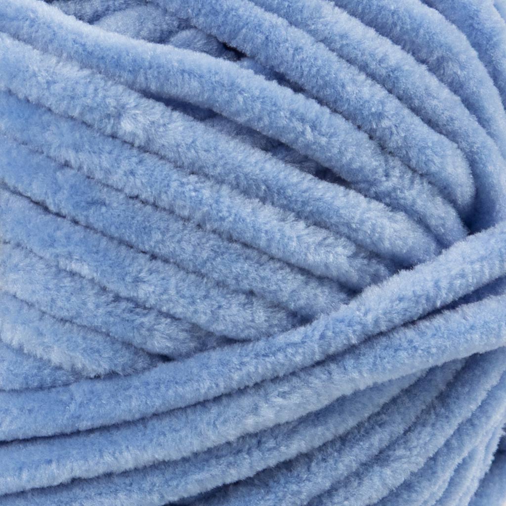 Velourgarn, L: 105 m, pind 5-6, denim blå, 100 g/ 1 ngl. - Image 2