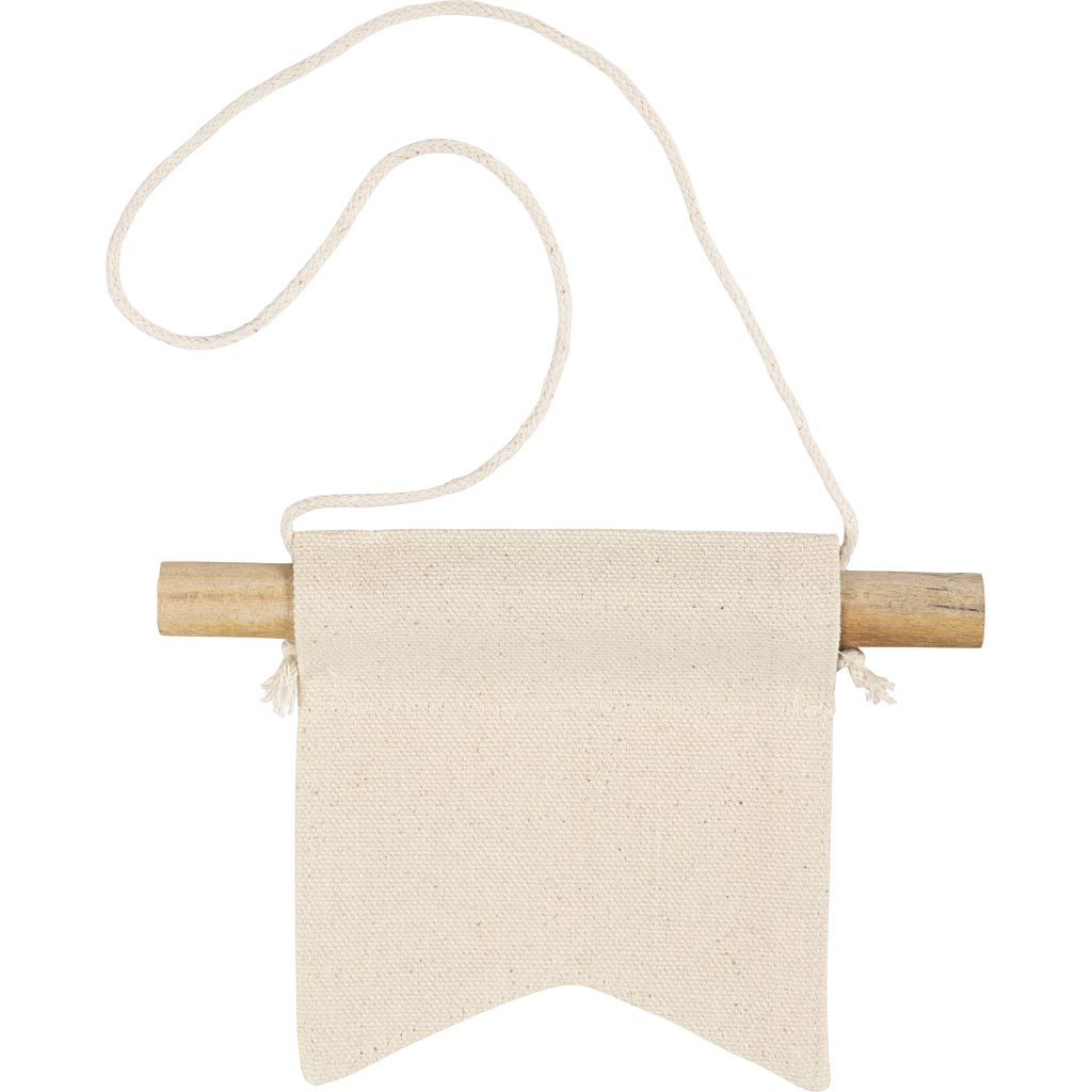 Lille vægbanner, Svalehaleform, H: 12 cm, B: 10,5, 300 g, lys natur, 2 stk./ 1 pk.