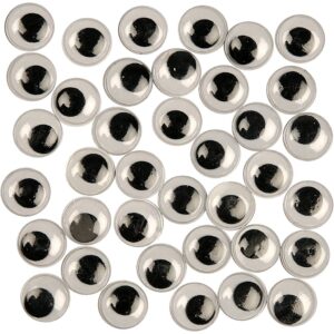 Rulleøjne, uden klæb, diam. 12 mm, 30 stk./ 1 pk.